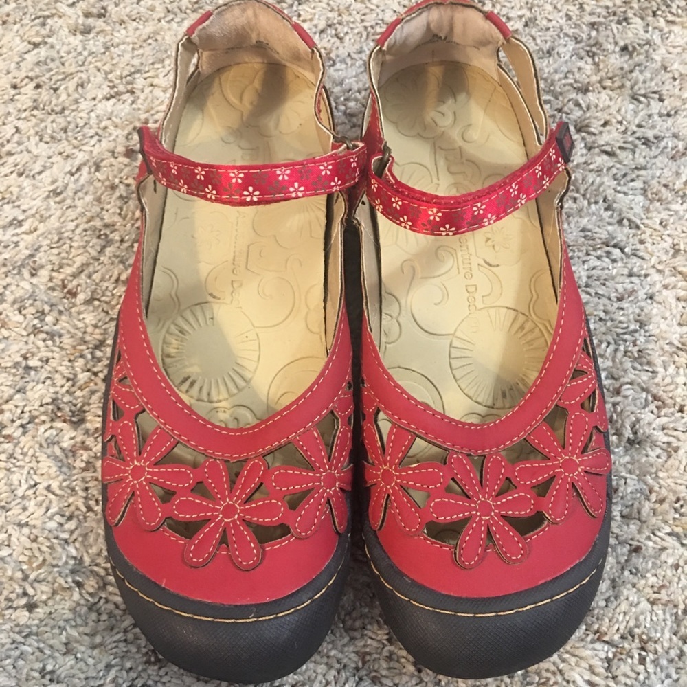 JBU Wildflower Vegan Textile Comfort Shoes Size 8 - Picture 2 of 9